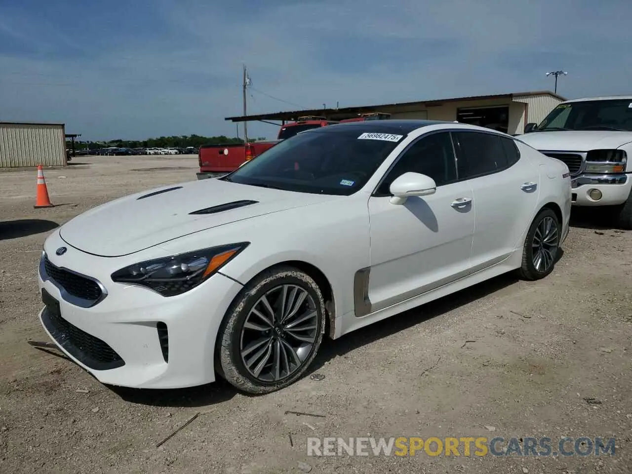 1 Photograph of a damaged car KNAE15LA1K6052108 KIA STINGER 2019