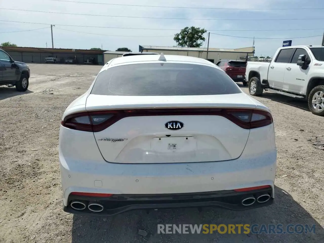 6 Photograph of a damaged car KNAE15LA1K6052108 KIA STINGER 2019