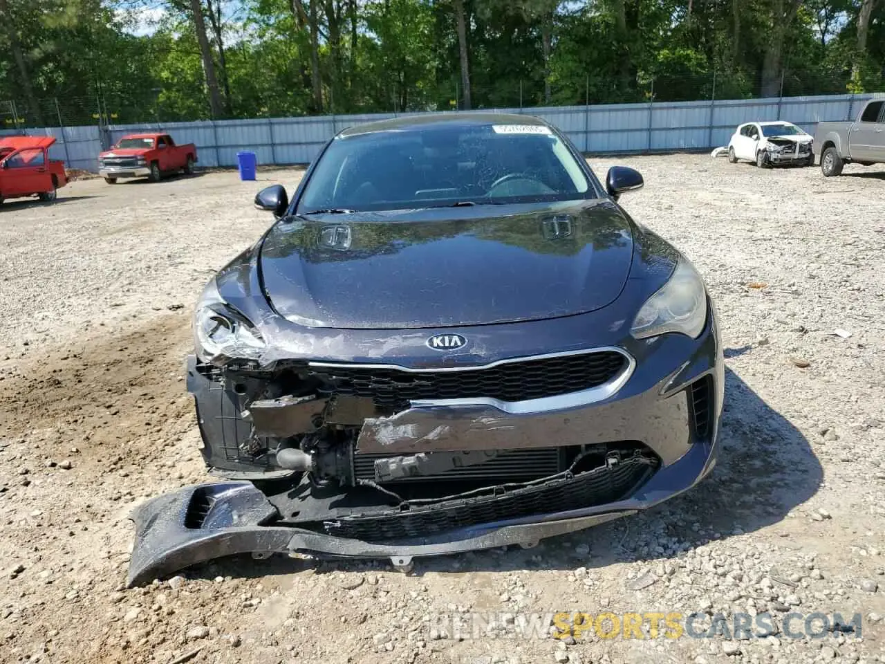 5 Photograph of a damaged car KNAE15LA3K6064048 KIA STINGER 2019