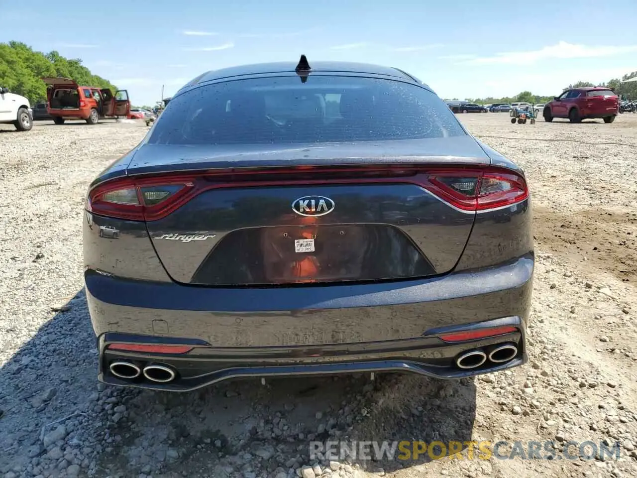 6 Photograph of a damaged car KNAE15LA3K6064048 KIA STINGER 2019