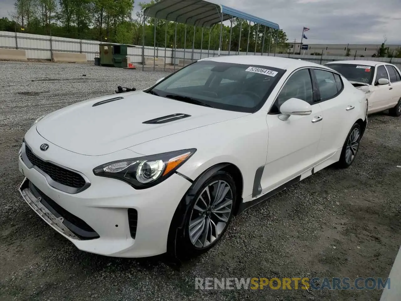 1 Фотография поврежденного автомобиля KNAE15LA4K6064060 KIA STINGER 2019
