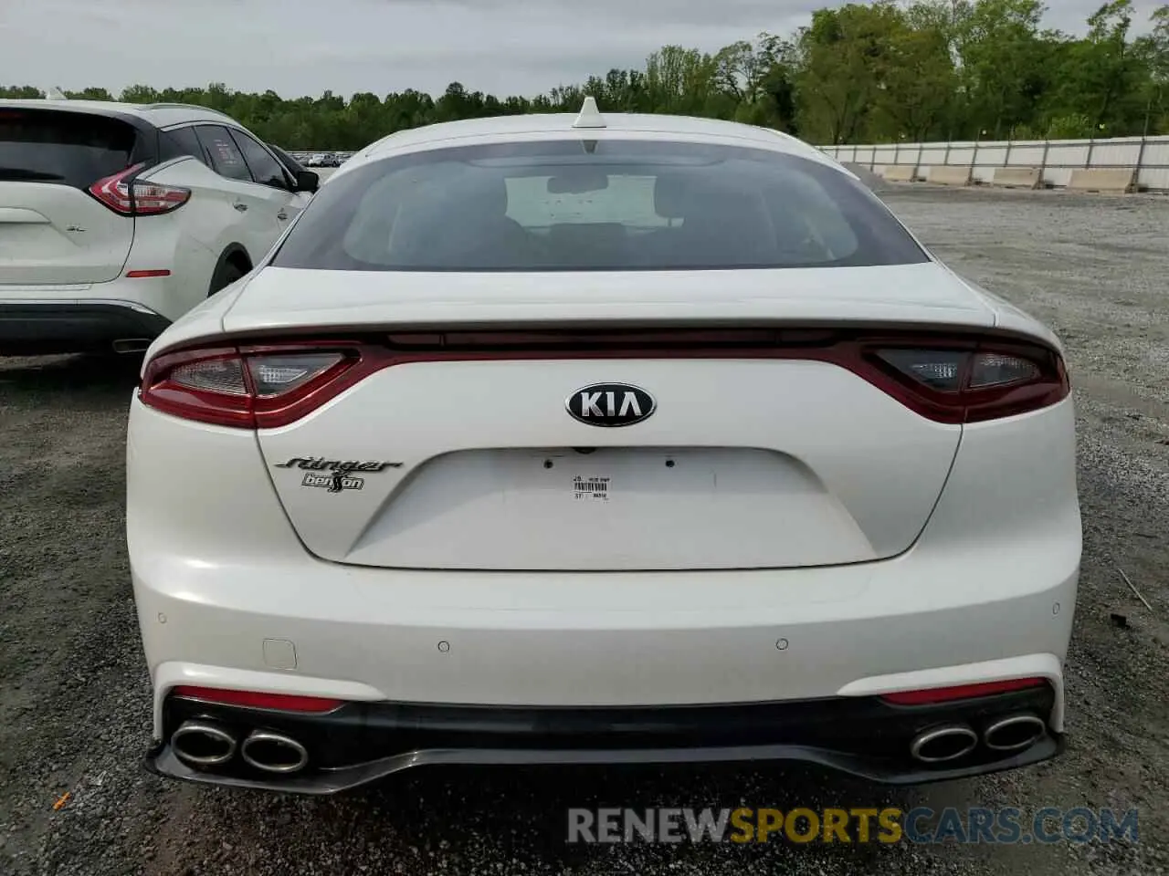 6 Фотография поврежденного автомобиля KNAE15LA4K6064060 KIA STINGER 2019