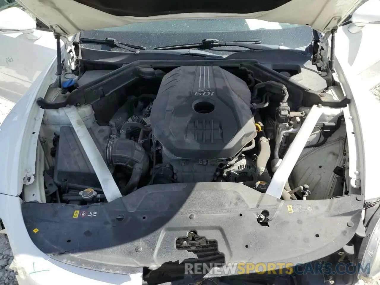 11 Photograph of a damaged car KNAE15LA6K6049544 KIA STINGER 2019