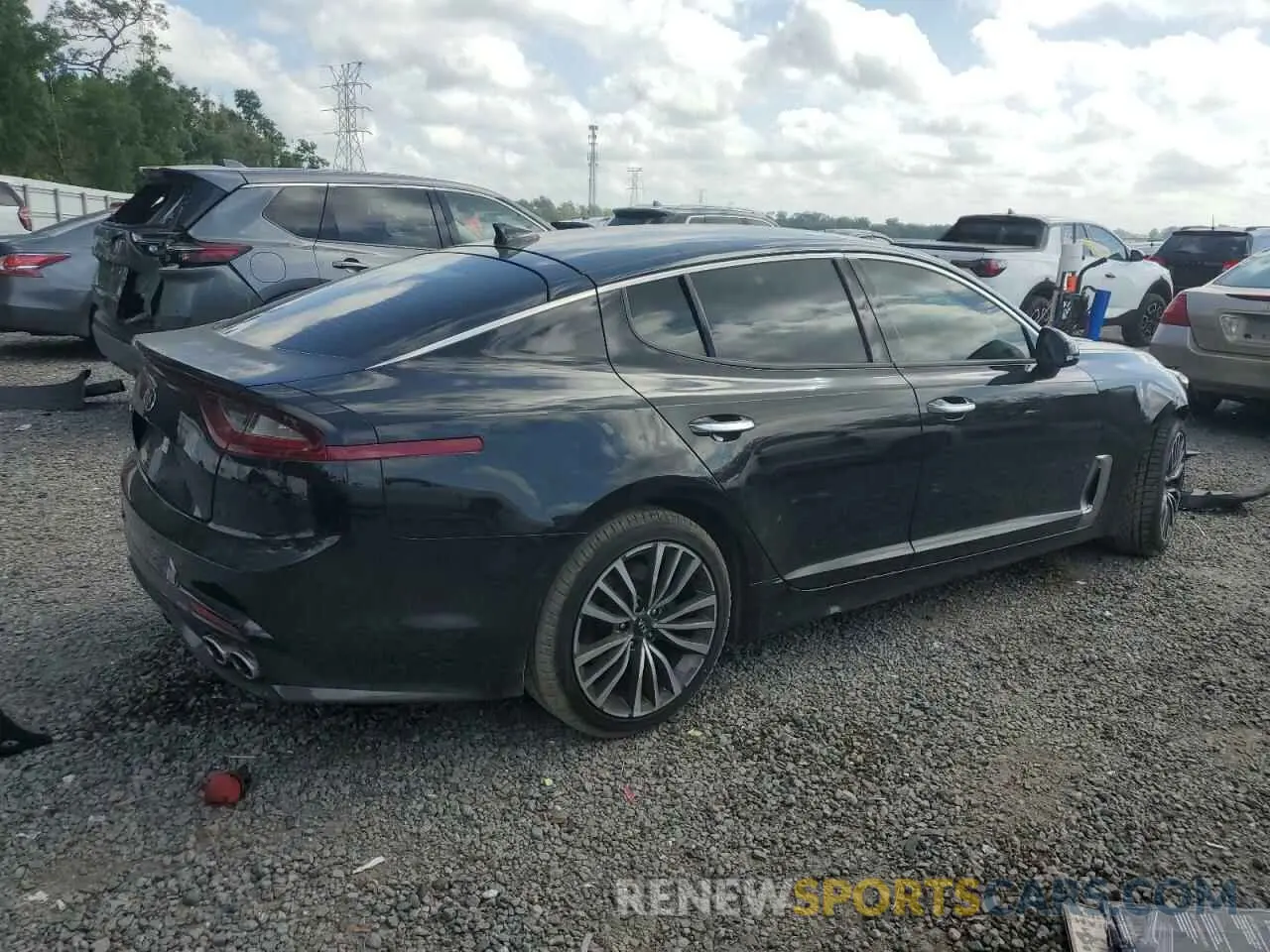 3 Фотография поврежденного автомобиля KNAE15LA6K6063816 KIA STINGER 2019