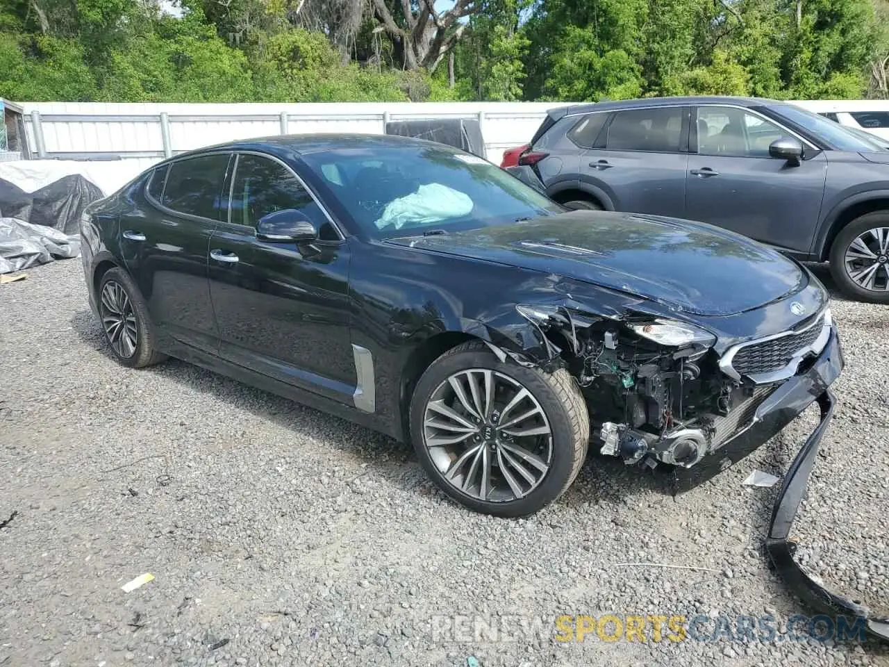 4 Фотография поврежденного автомобиля KNAE15LA6K6063816 KIA STINGER 2019