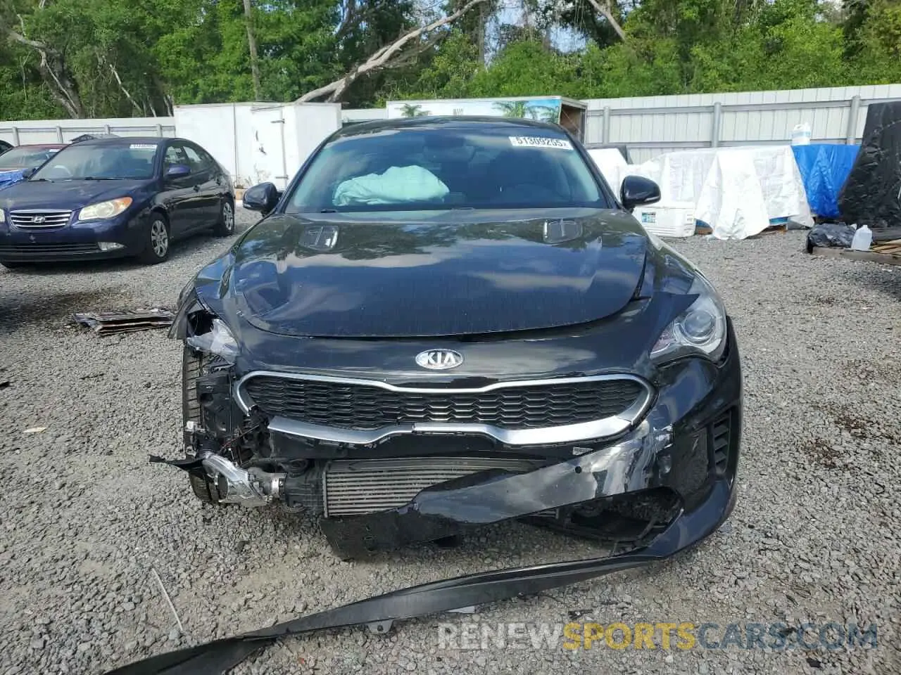 5 Фотография поврежденного автомобиля KNAE15LA6K6063816 KIA STINGER 2019