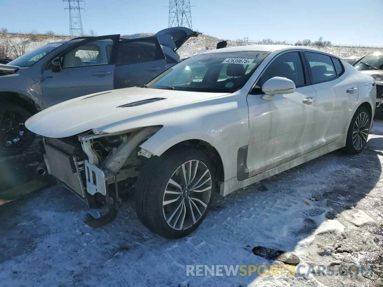 1 Фотография поврежденного автомобиля KNAE15LA8K6041901 KIA STINGER 2019