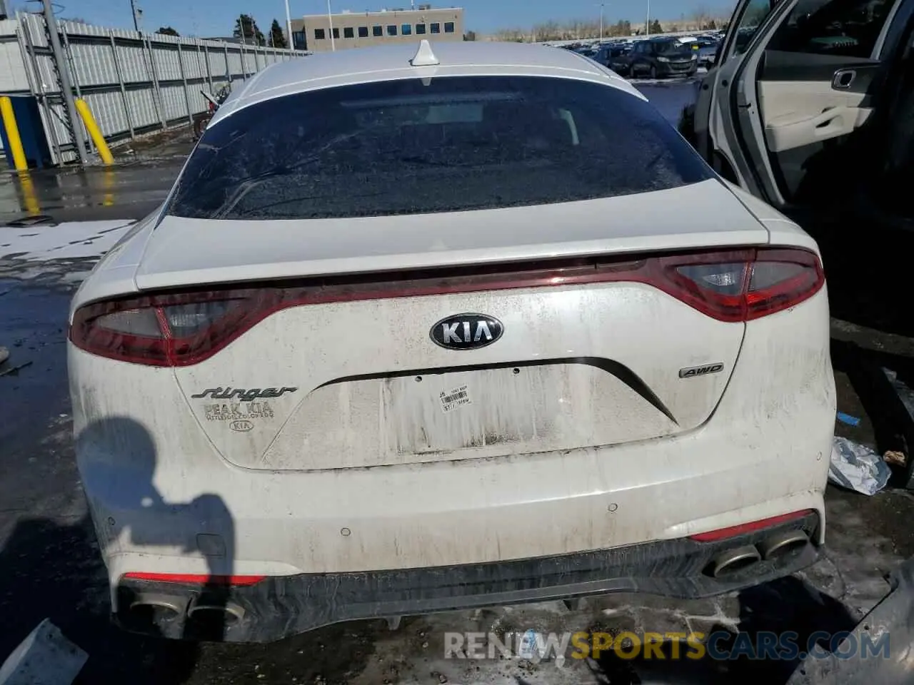 6 Фотография поврежденного автомобиля KNAE15LA8K6041901 KIA STINGER 2019