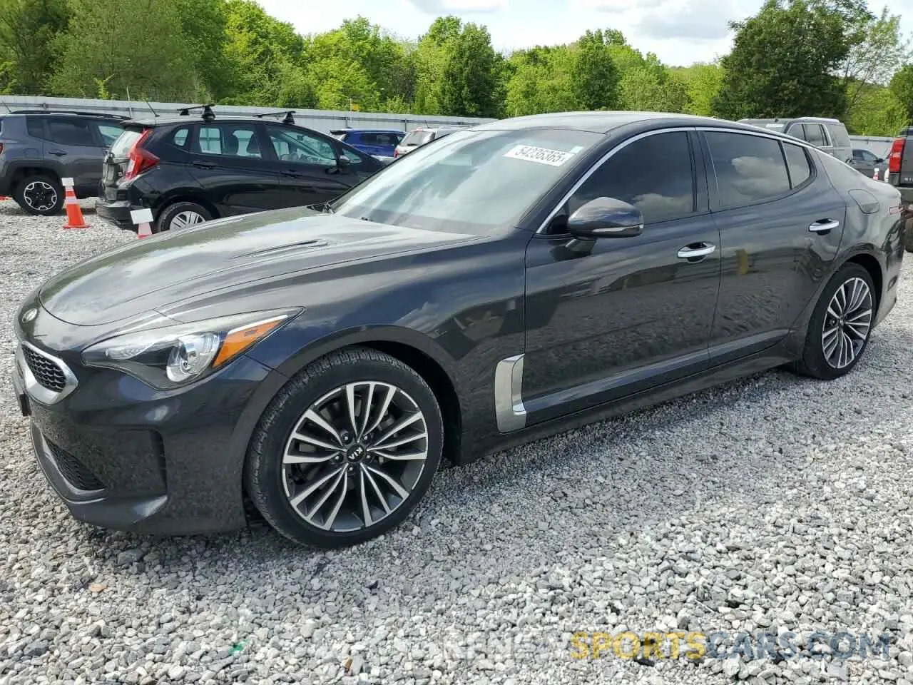 1 Photograph of a damaged car KNAE15LA8K6049853 KIA STINGER 2019