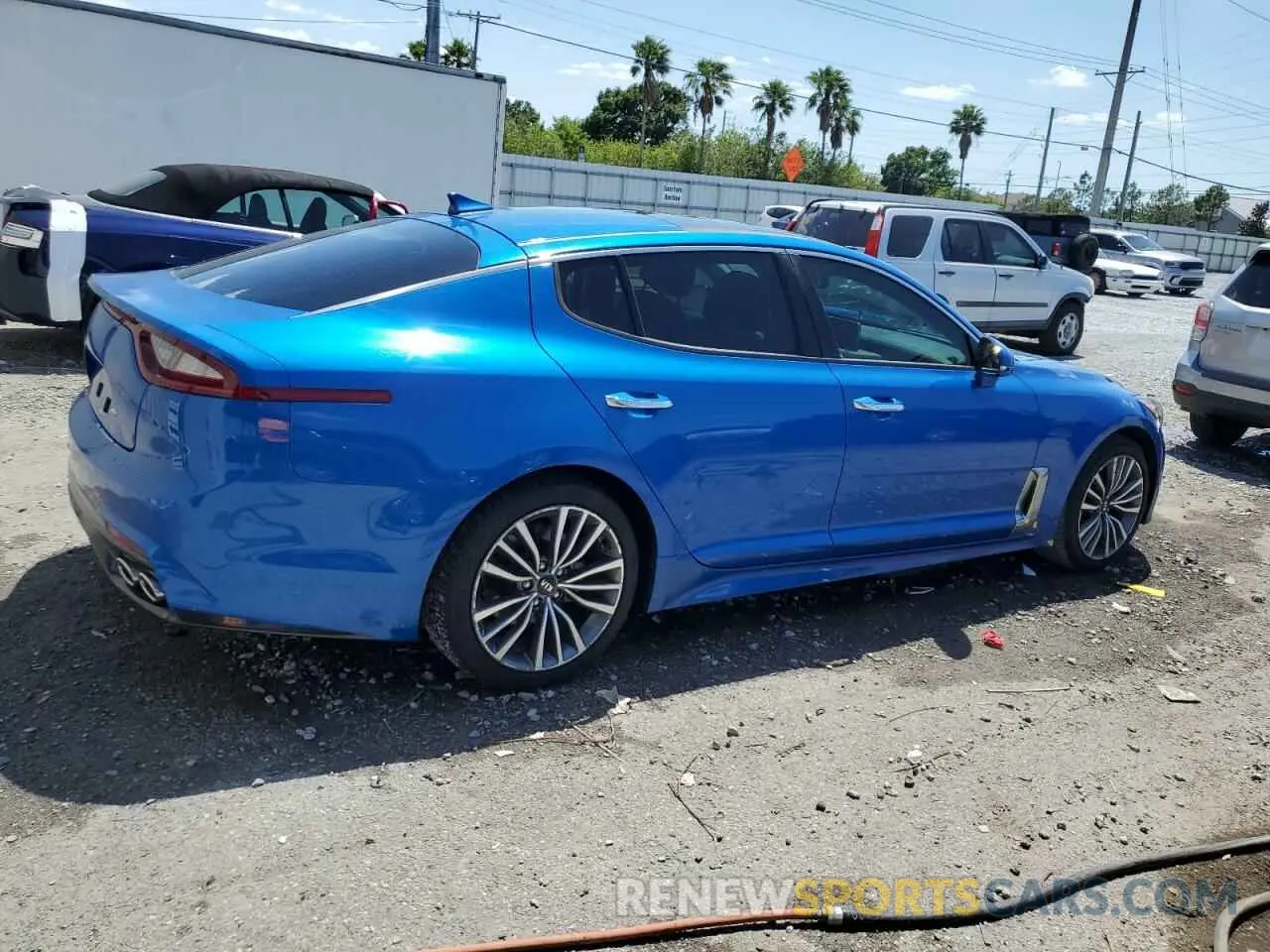3 Фотография поврежденного автомобиля KNAE15LA9K6067794 KIA STINGER 2019