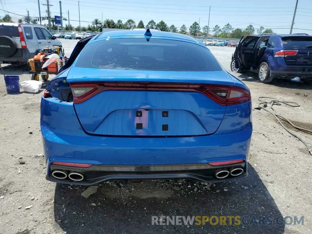 6 Фотография поврежденного автомобиля KNAE15LA9K6067794 KIA STINGER 2019
