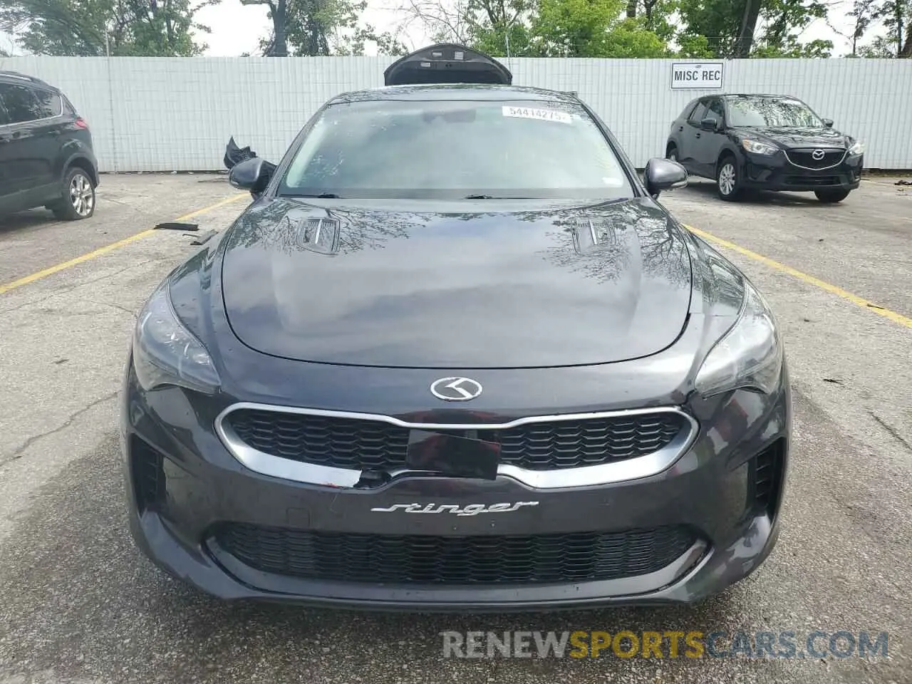 5 Photograph of a damaged car KNAE25LA3K6058487 KIA STINGER 2019
