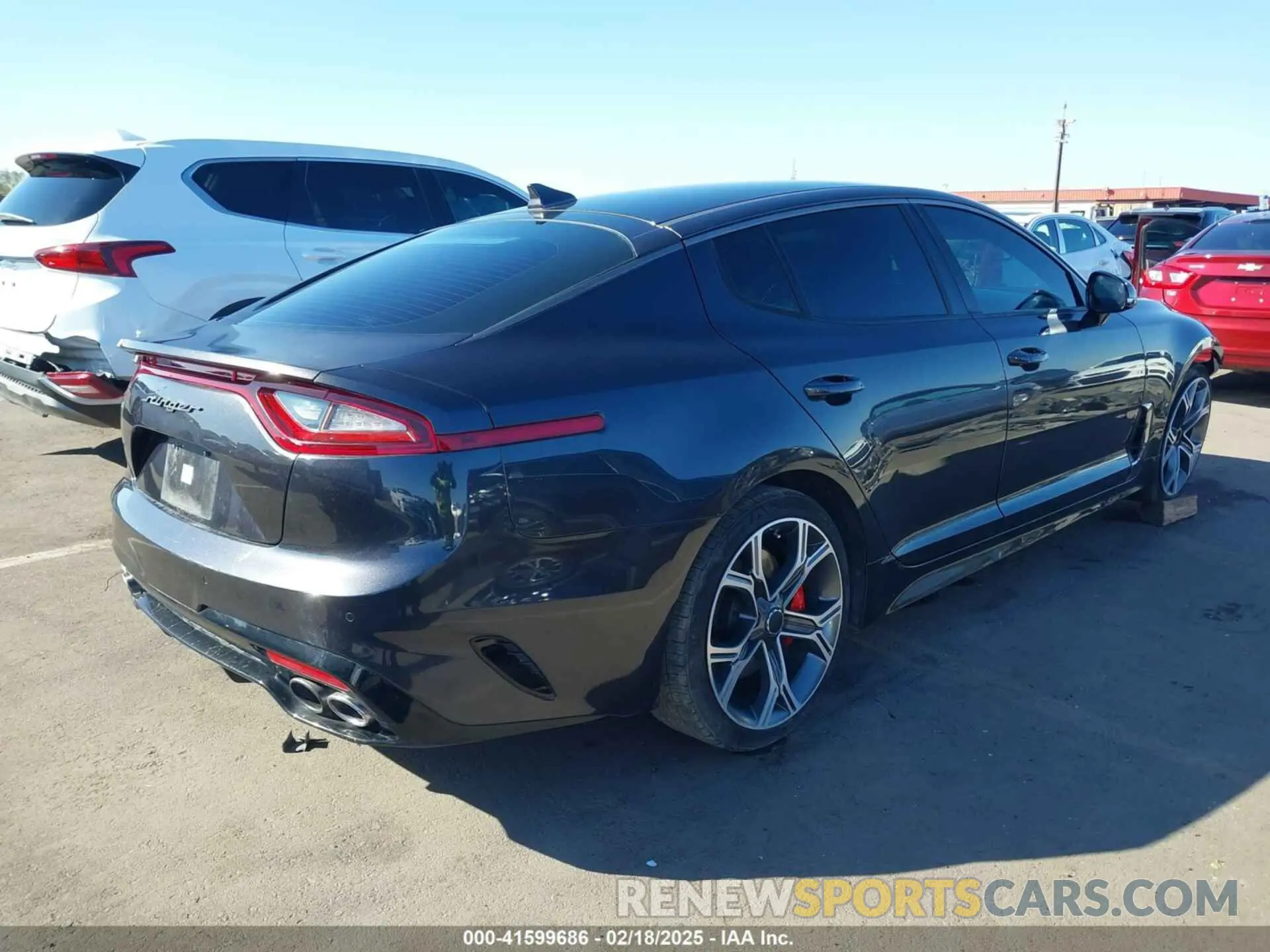 4 Фотография поврежденного автомобиля KNAE35LC3K6059198 KIA STINGER 2019