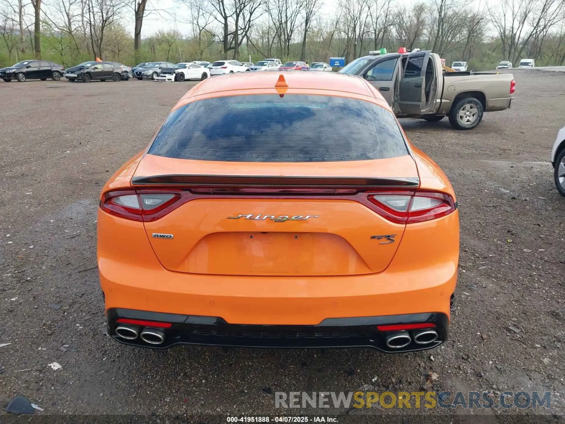 16 Фотография поврежденного автомобиля KNAE35LC4K6070288 KIA STINGER 2019