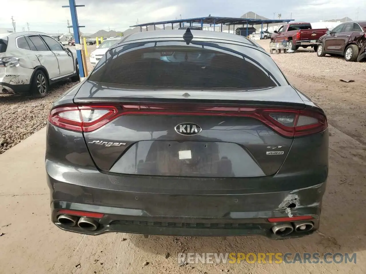 6 Photograph of a damaged car KNAE35LC5K6046467 KIA STINGER 2019
