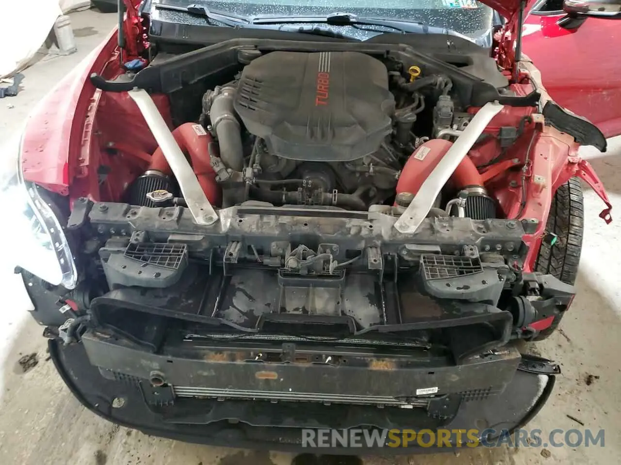 11 Photograph of a damaged car KNAE35LC5K6047361 KIA STINGER 2019