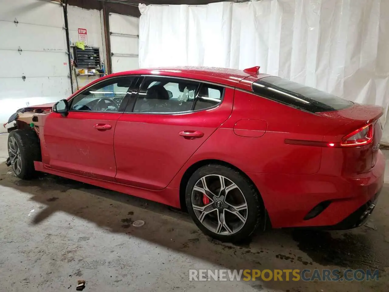 2 Photograph of a damaged car KNAE35LC5K6047361 KIA STINGER 2019