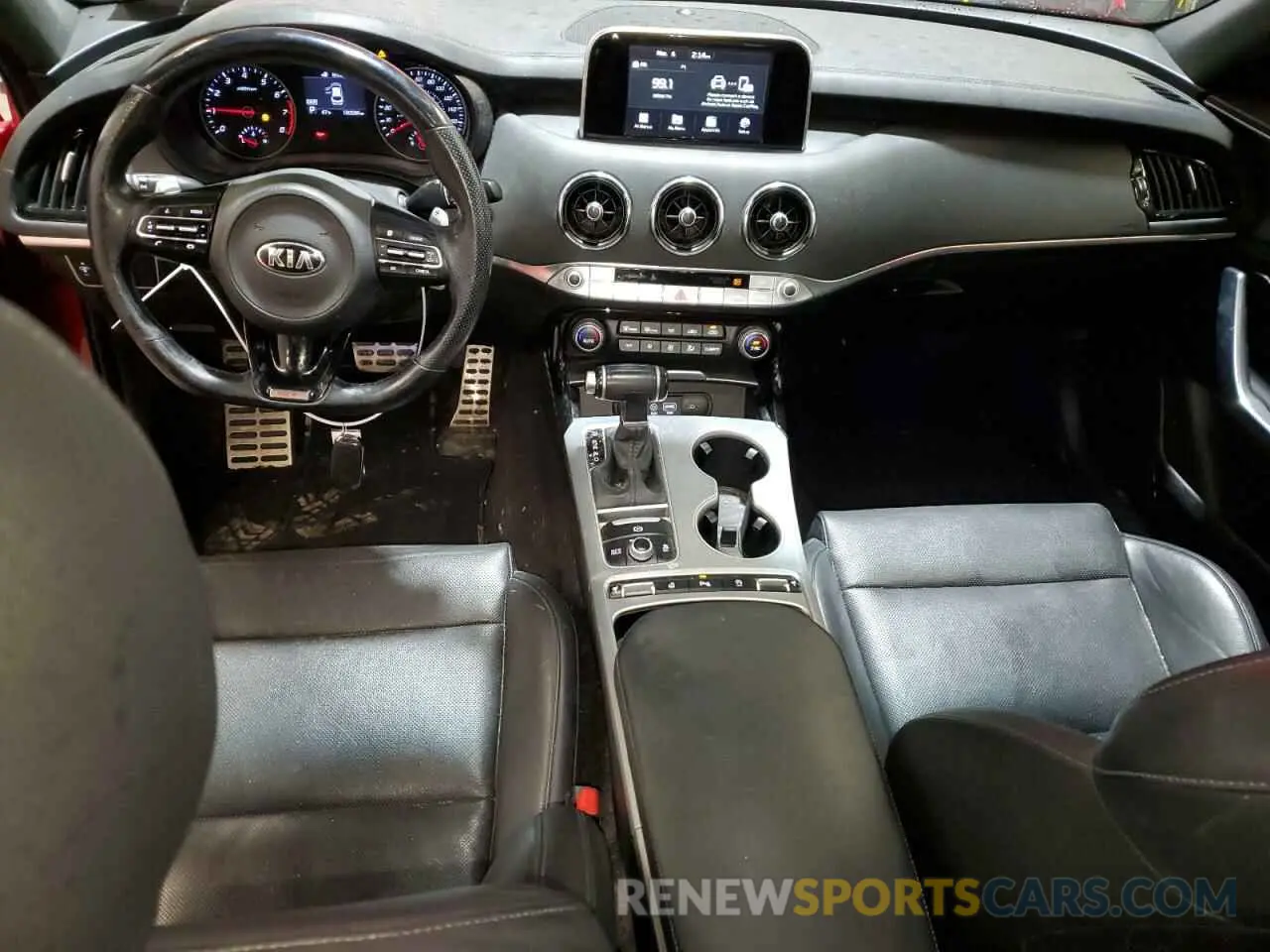 8 Photograph of a damaged car KNAE35LC5K6047361 KIA STINGER 2019