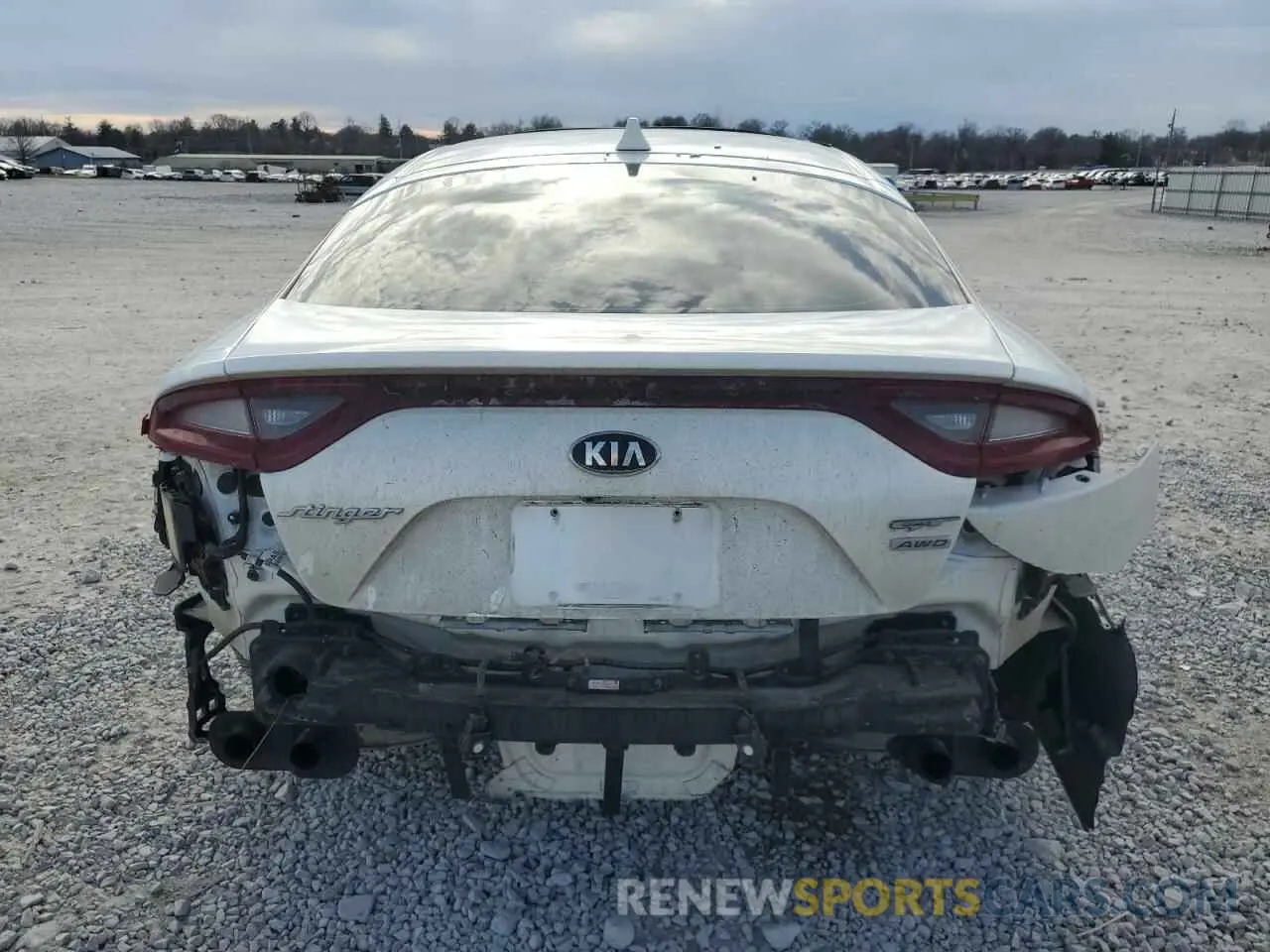 6 Photograph of a damaged car KNAE45LC4K6045792 KIA STINGER 2019