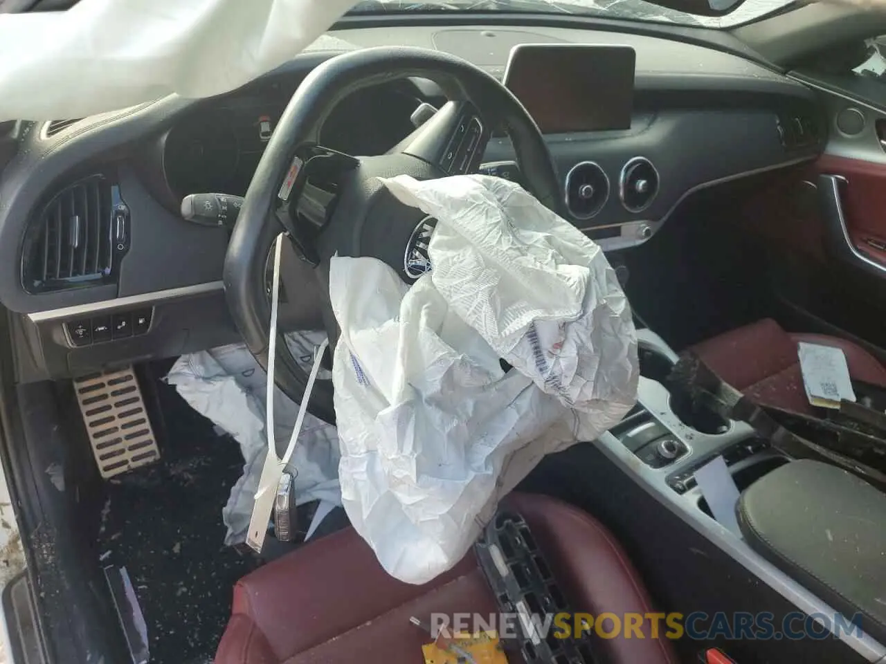 8 Photograph of a damaged car KNAE45LC4K6045792 KIA STINGER 2019