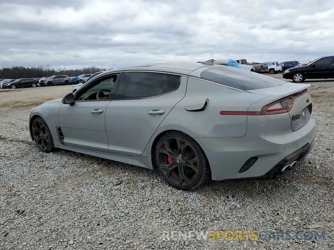 2 Photograph of a damaged car KNAE45LC4K6051883 KIA STINGER 2019