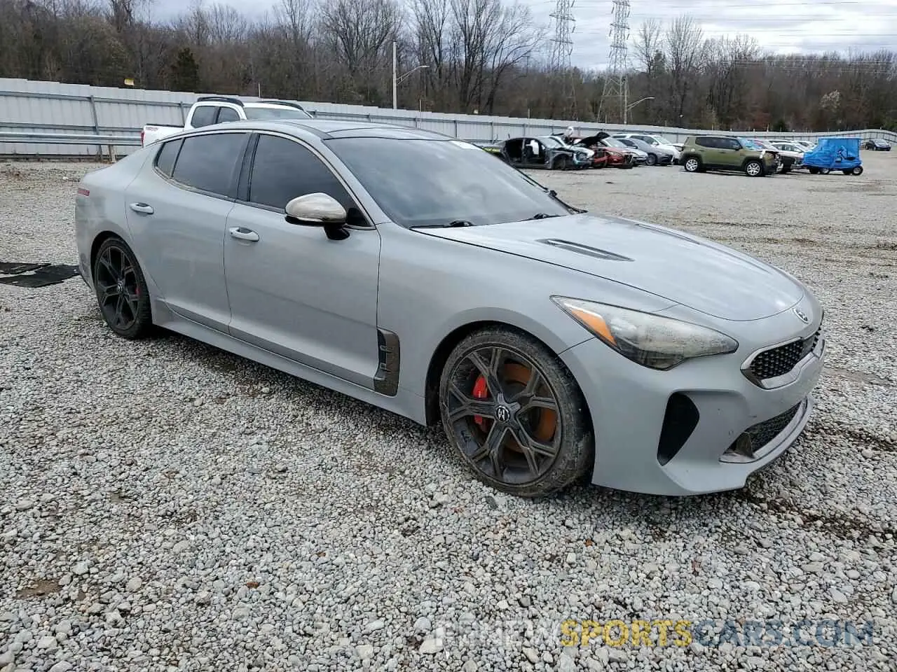 4 Photograph of a damaged car KNAE45LC4K6051883 KIA STINGER 2019