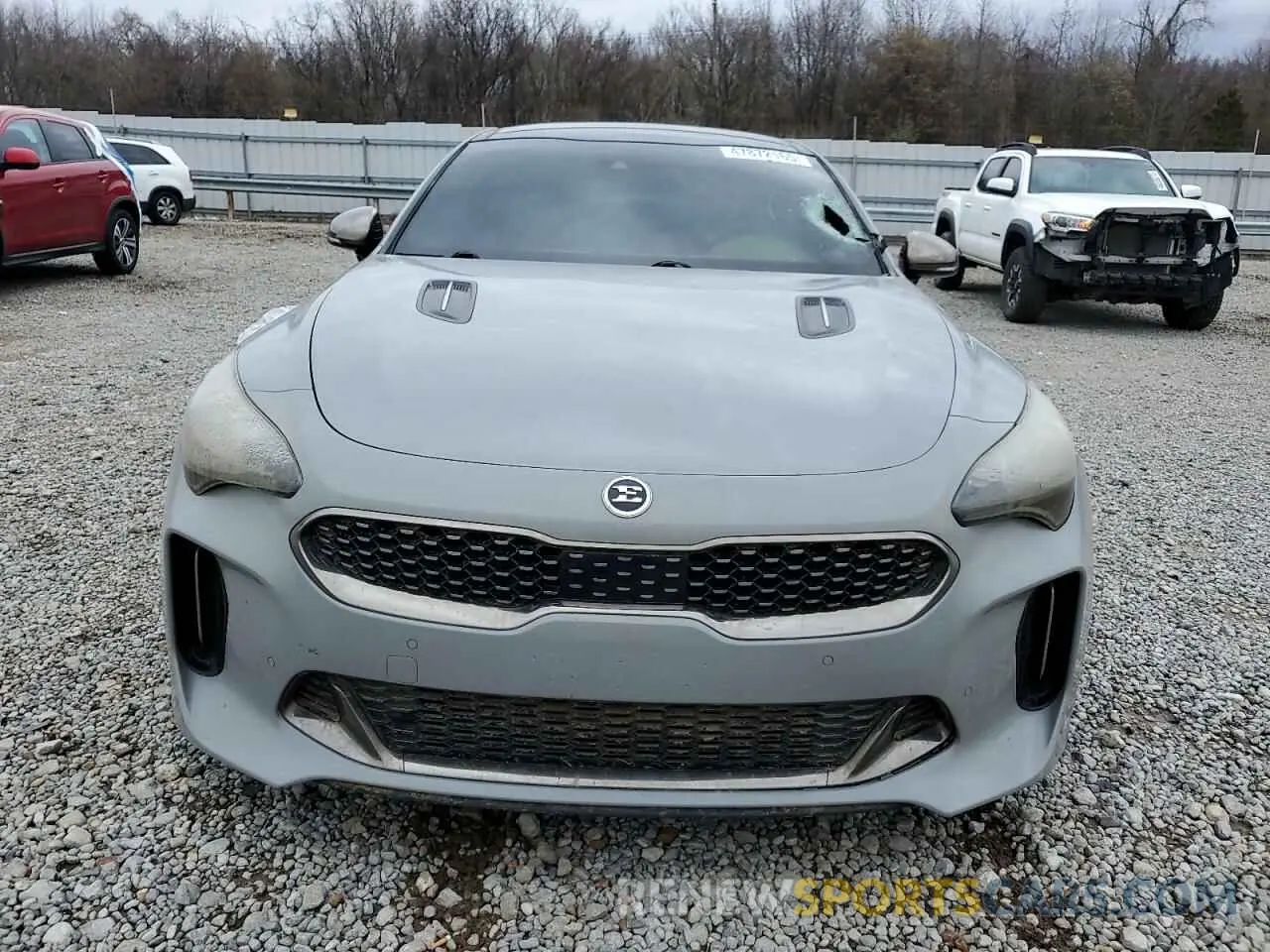 5 Photograph of a damaged car KNAE45LC4K6051883 KIA STINGER 2019