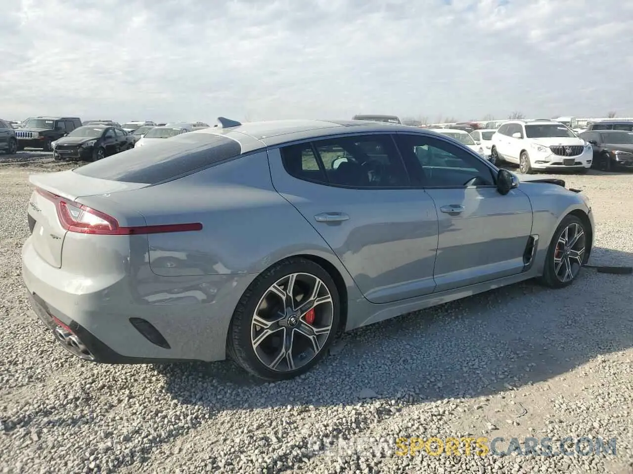 3 Фотография поврежденного автомобиля KNAE45LC6K6067857 KIA STINGER 2019