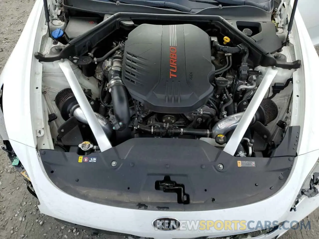 11 Photograph of a damaged car KNAE45LC7K6056477 KIA STINGER 2019