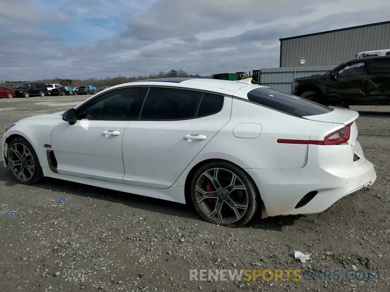 2 Photograph of a damaged car KNAE45LC7K6056477 KIA STINGER 2019