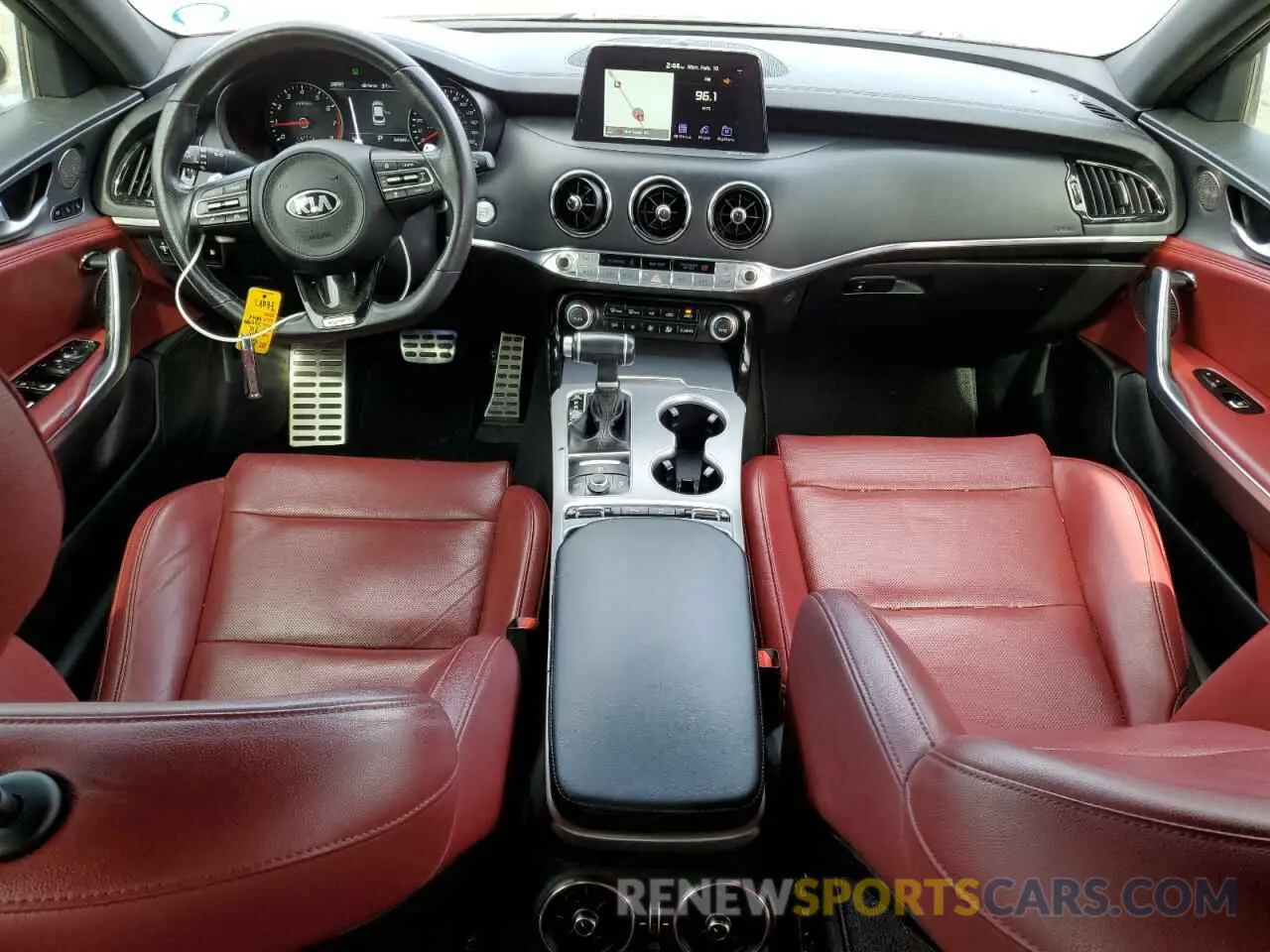 8 Photograph of a damaged car KNAE45LC7K6056477 KIA STINGER 2019