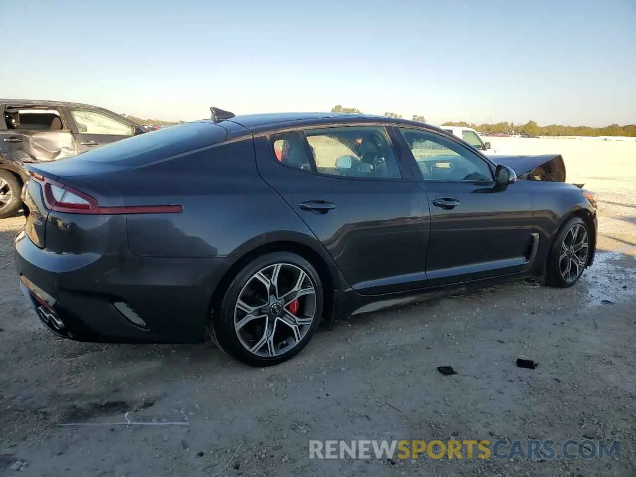 3 Photograph of a damaged car KNAE45LC7K6059301 KIA STINGER 2019
