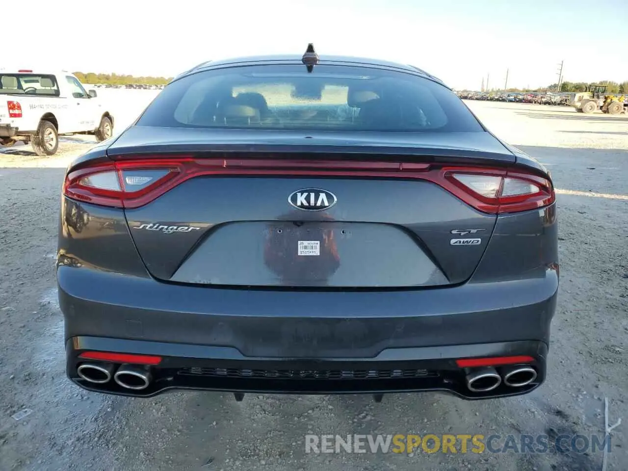 6 Photograph of a damaged car KNAE45LC7K6059301 KIA STINGER 2019