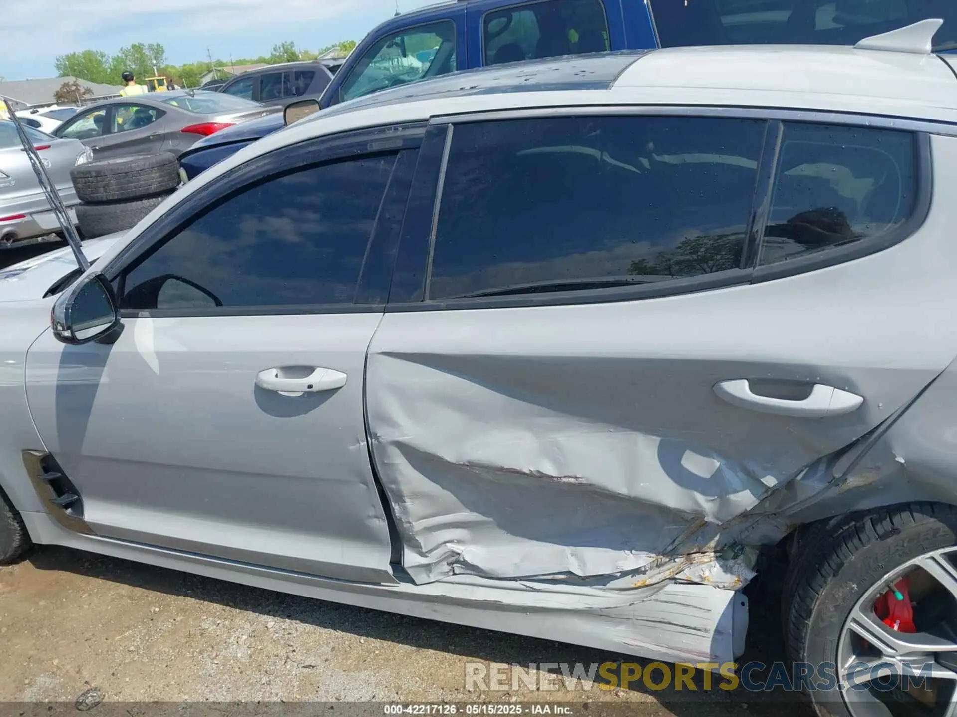 14 Фотография поврежденного автомобиля KNAE55LC1K6069433 KIA STINGER 2019