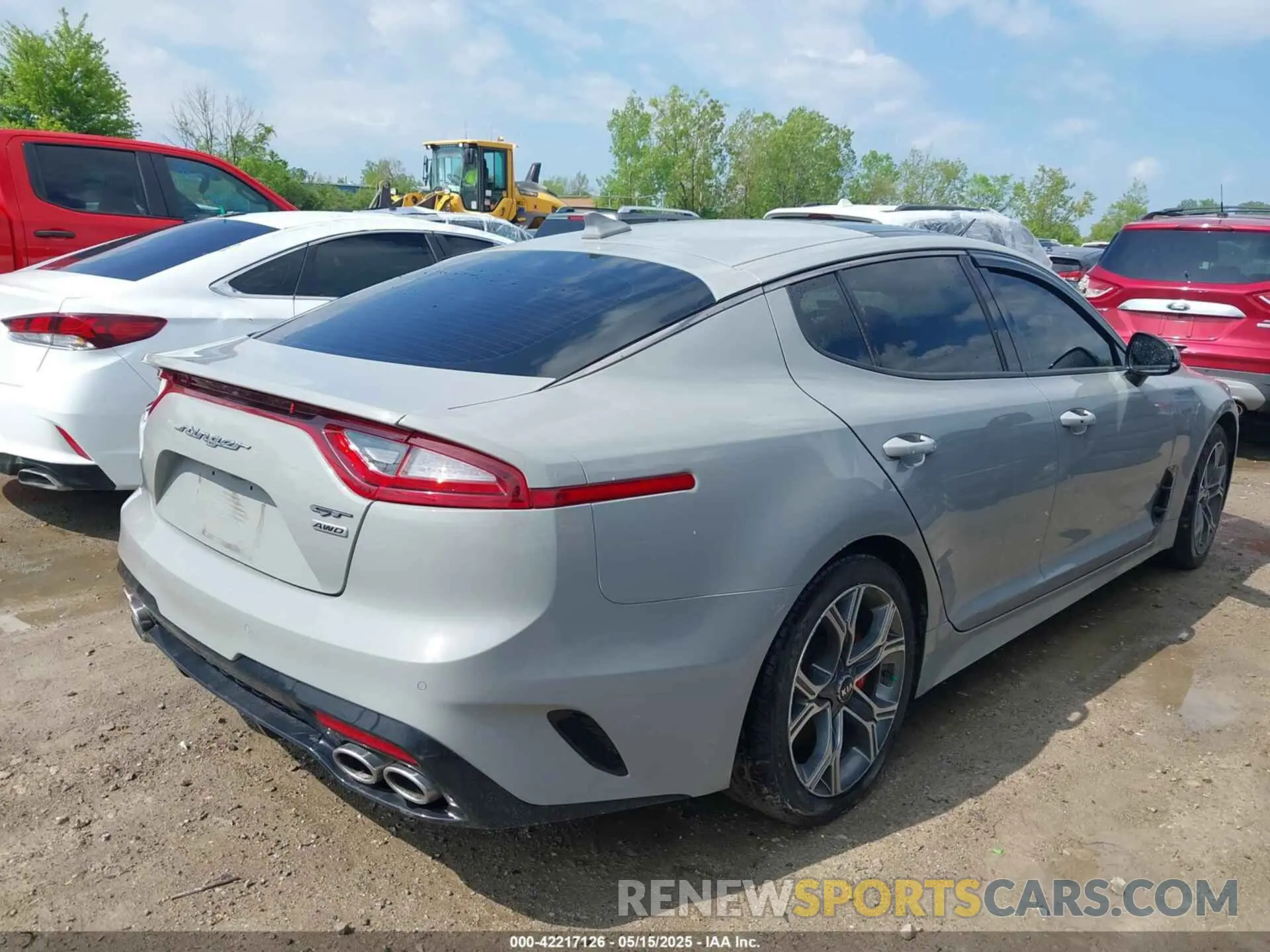 4 Фотография поврежденного автомобиля KNAE55LC1K6069433 KIA STINGER 2019