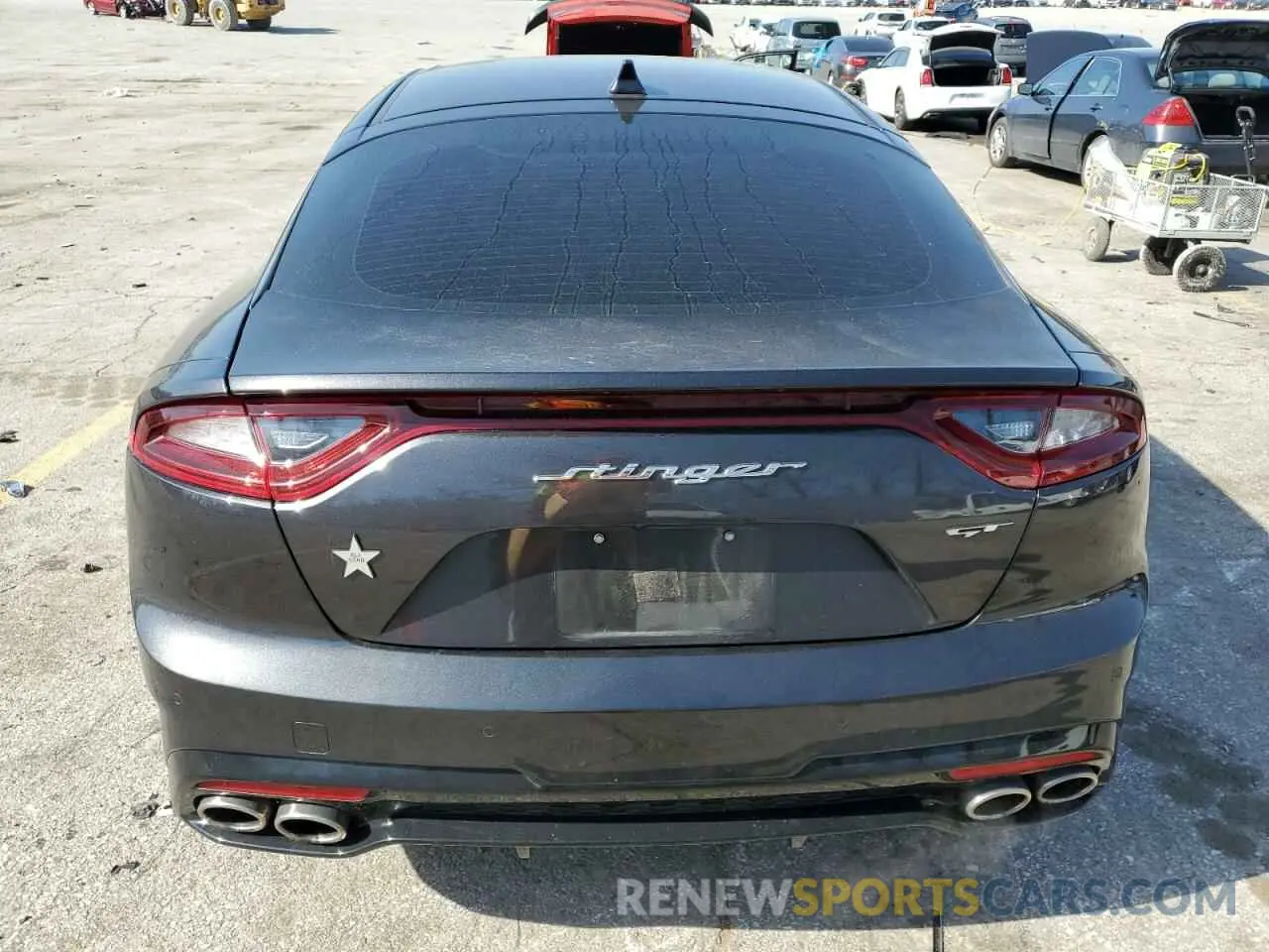 6 Photograph of a damaged car KNAE55LC4K6051833 KIA STINGER 2019