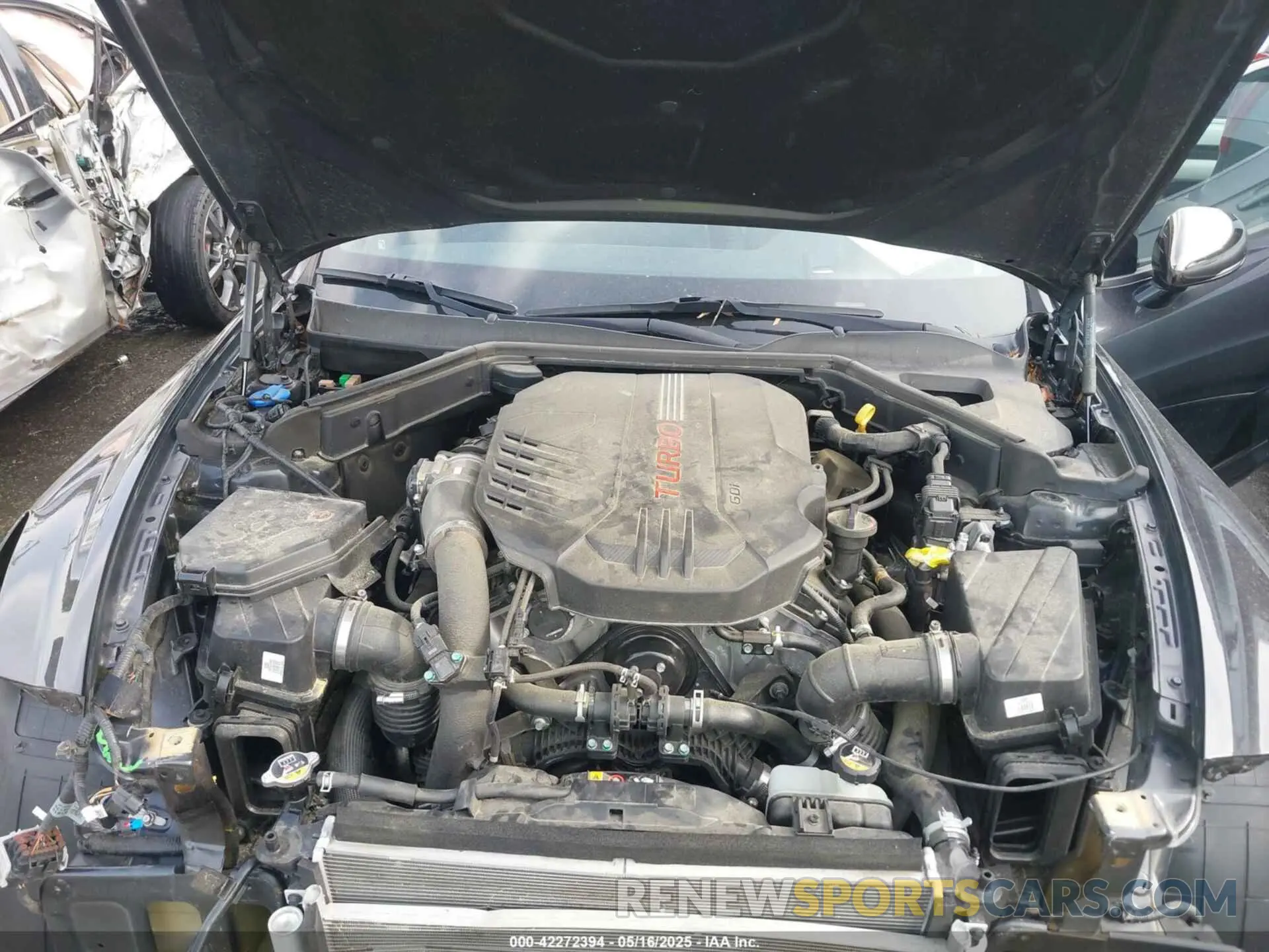 10 Photograph of a damaged car KNAE55LC5K6054532 KIA STINGER 2019