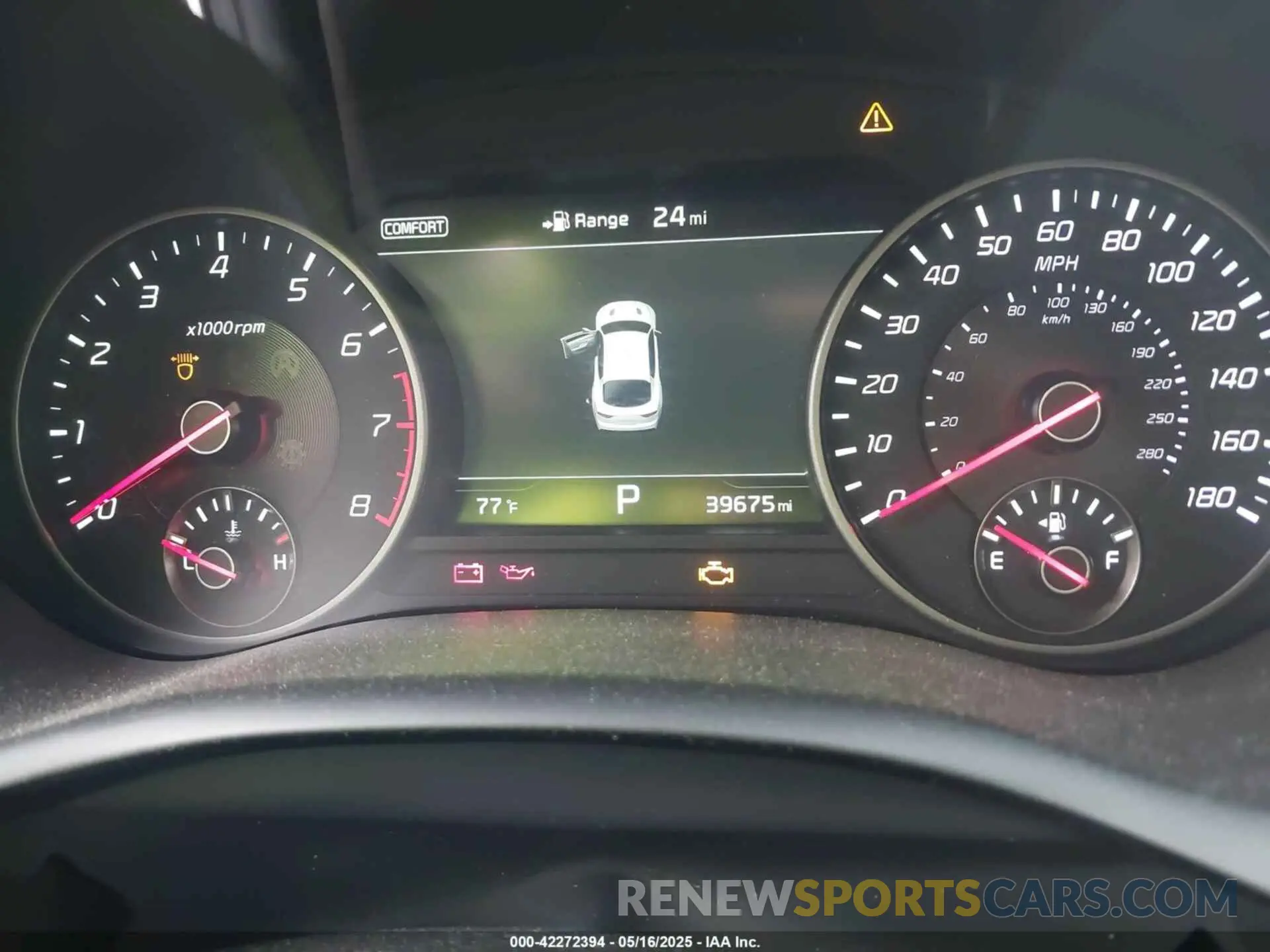 7 Photograph of a damaged car KNAE55LC5K6054532 KIA STINGER 2019