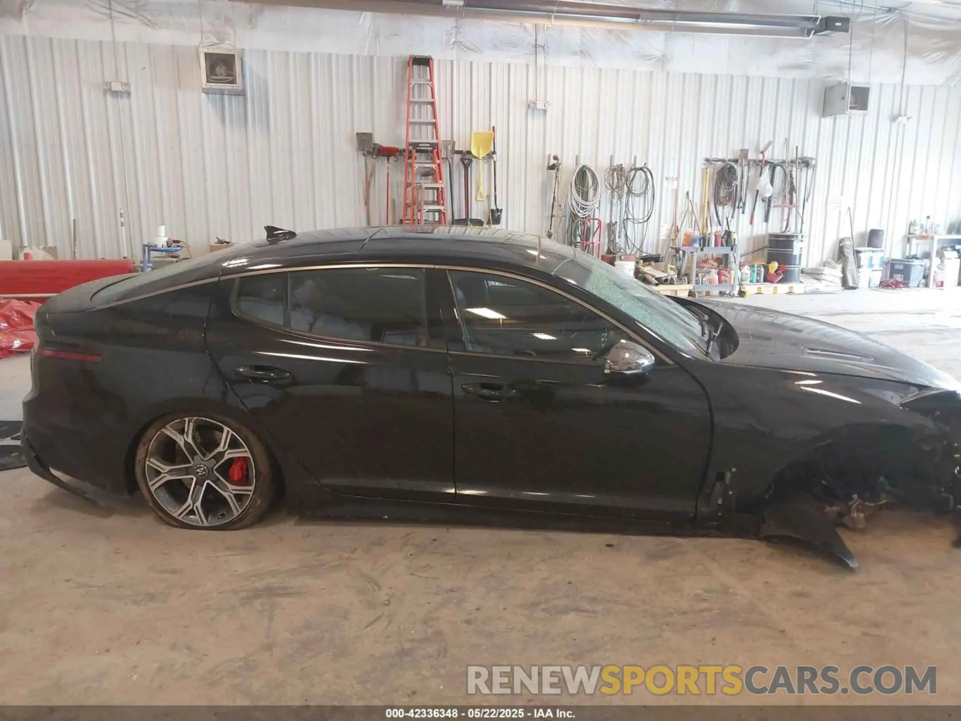 13 Photograph of a damaged car KNAE55LC8K6049096 KIA STINGER 2019