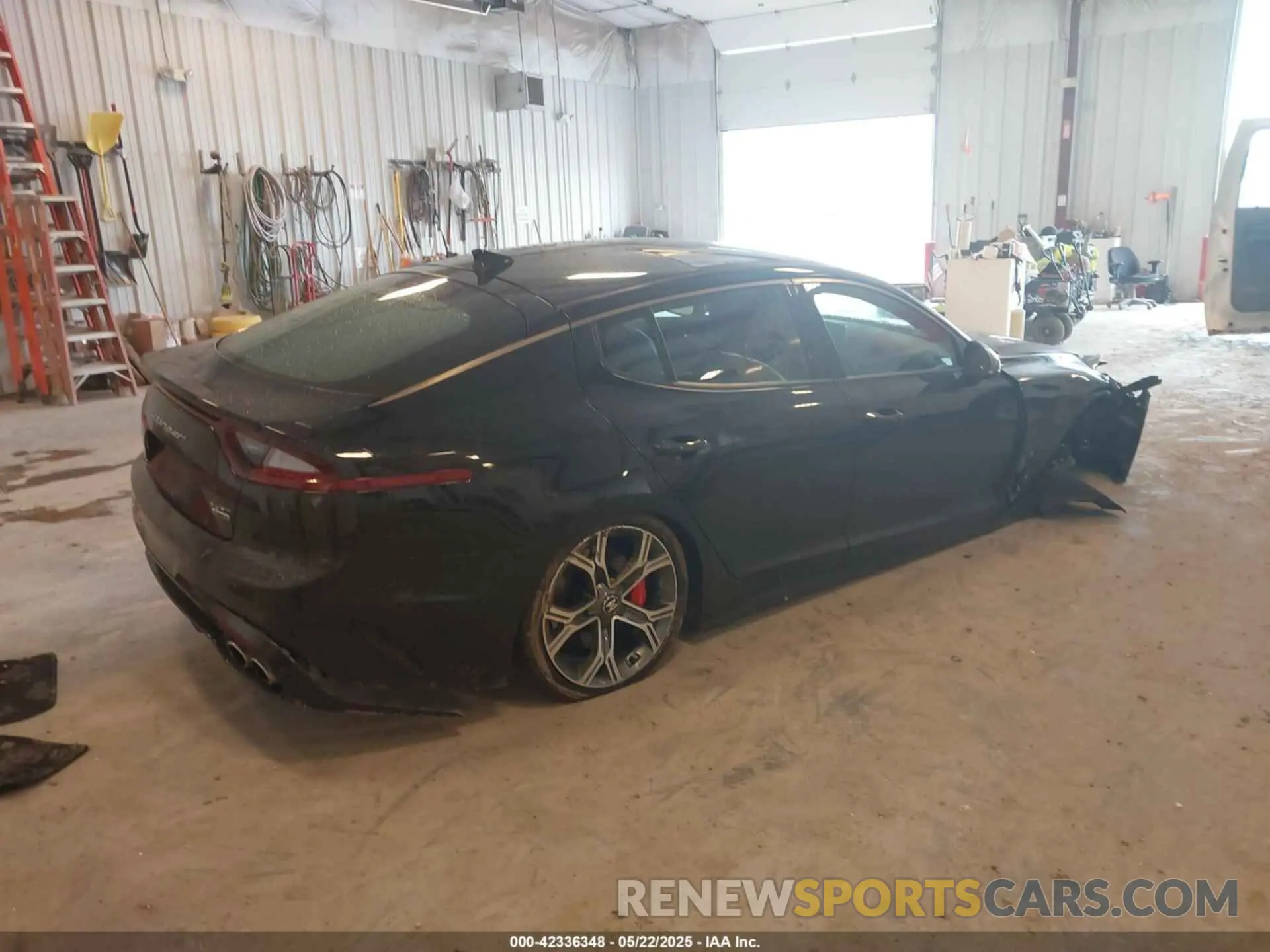 4 Photograph of a damaged car KNAE55LC8K6049096 KIA STINGER 2019