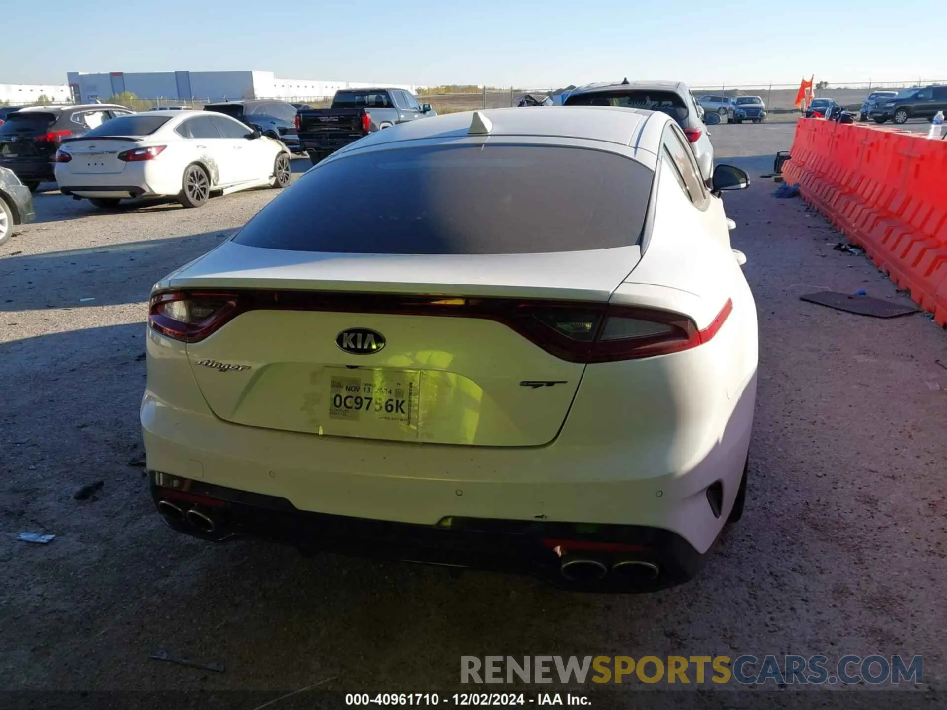 16 Photograph of a damaged car KNAE55LC8K6064679 KIA STINGER 2019
