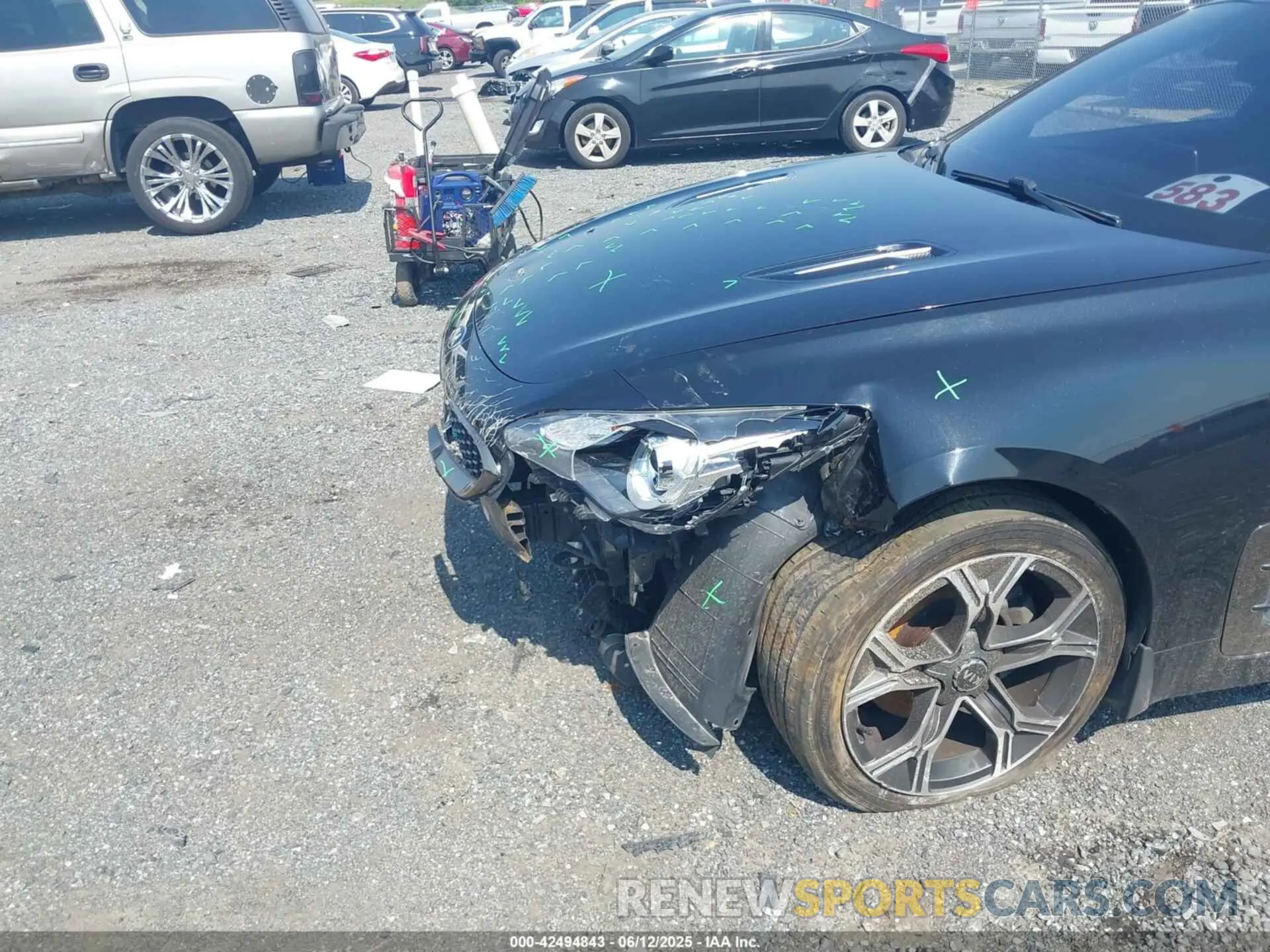 6 Фотография поврежденного автомобиля KNAE15LA1L6077401 KIA STINGER 2020