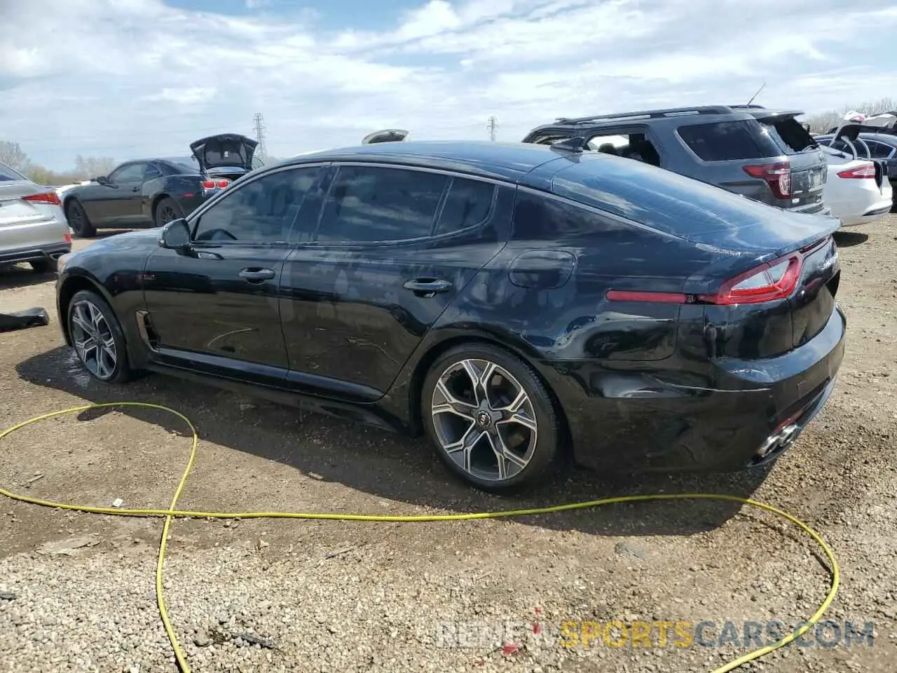2 Photograph of a damaged car KNAE15LA5L6074128 KIA STINGER 2020