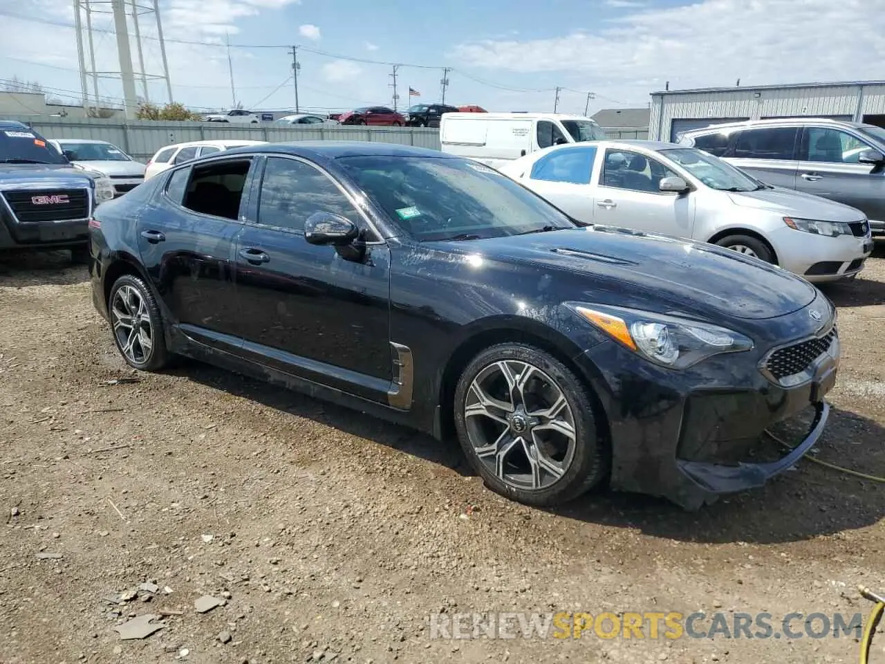 4 Photograph of a damaged car KNAE15LA5L6074128 KIA STINGER 2020