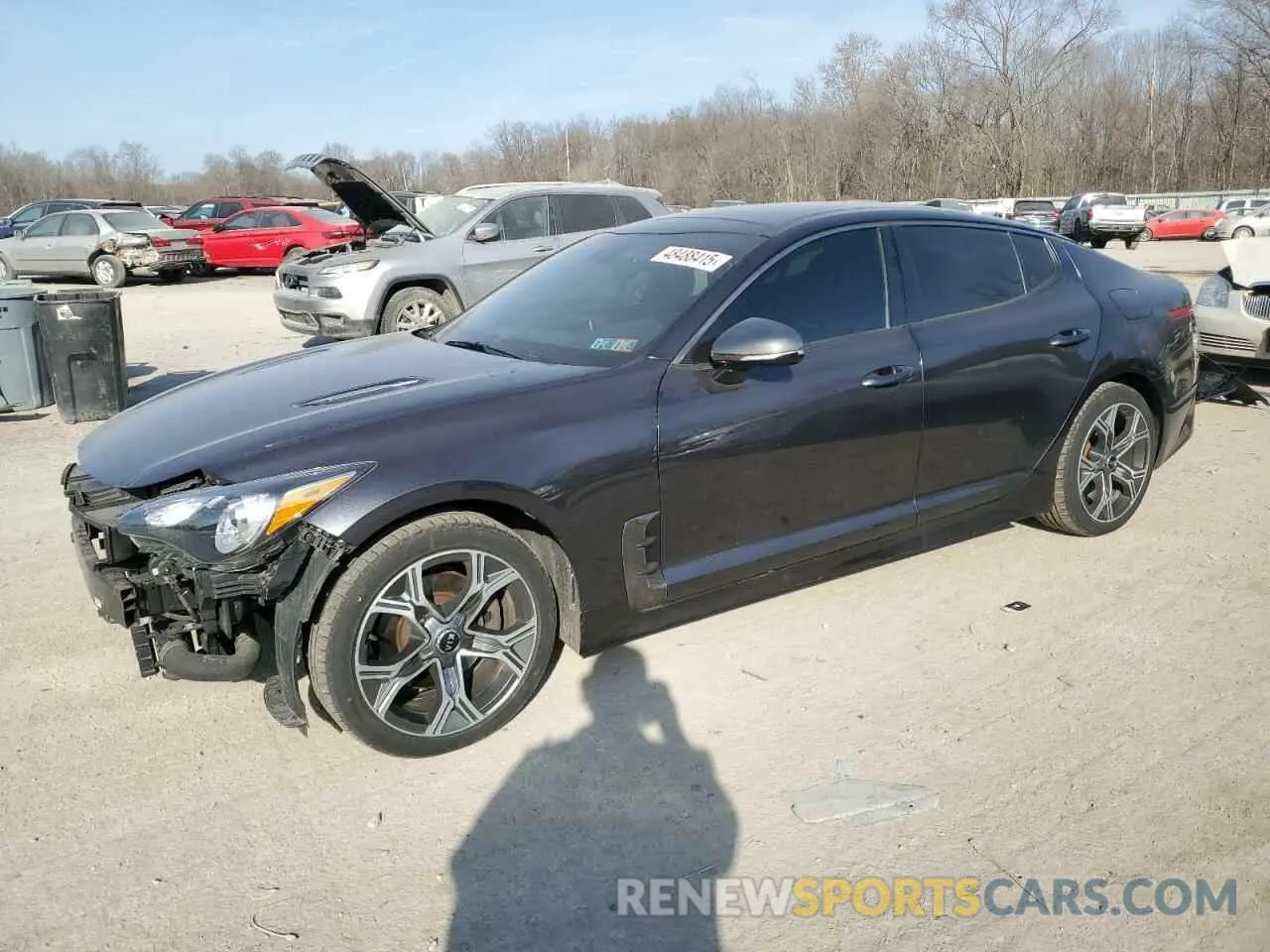 1 Photograph of a damaged car KNAE15LA5L6082049 KIA STINGER 2020