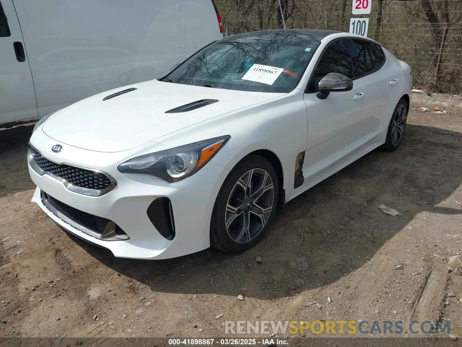 2 Photograph of a damaged car KNAE15LA6L6082707 KIA STINGER 2020