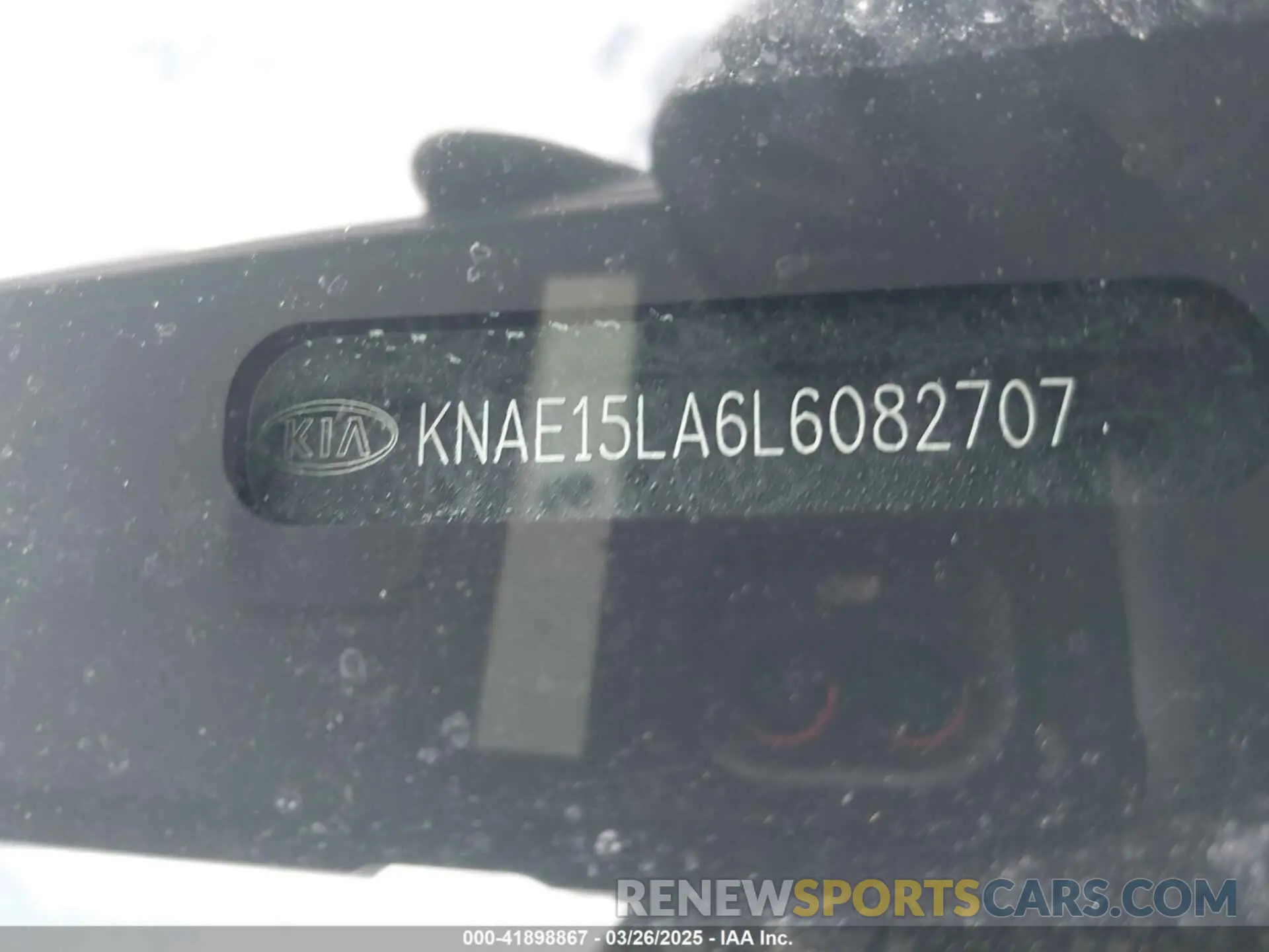 9 Photograph of a damaged car KNAE15LA6L6082707 KIA STINGER 2020