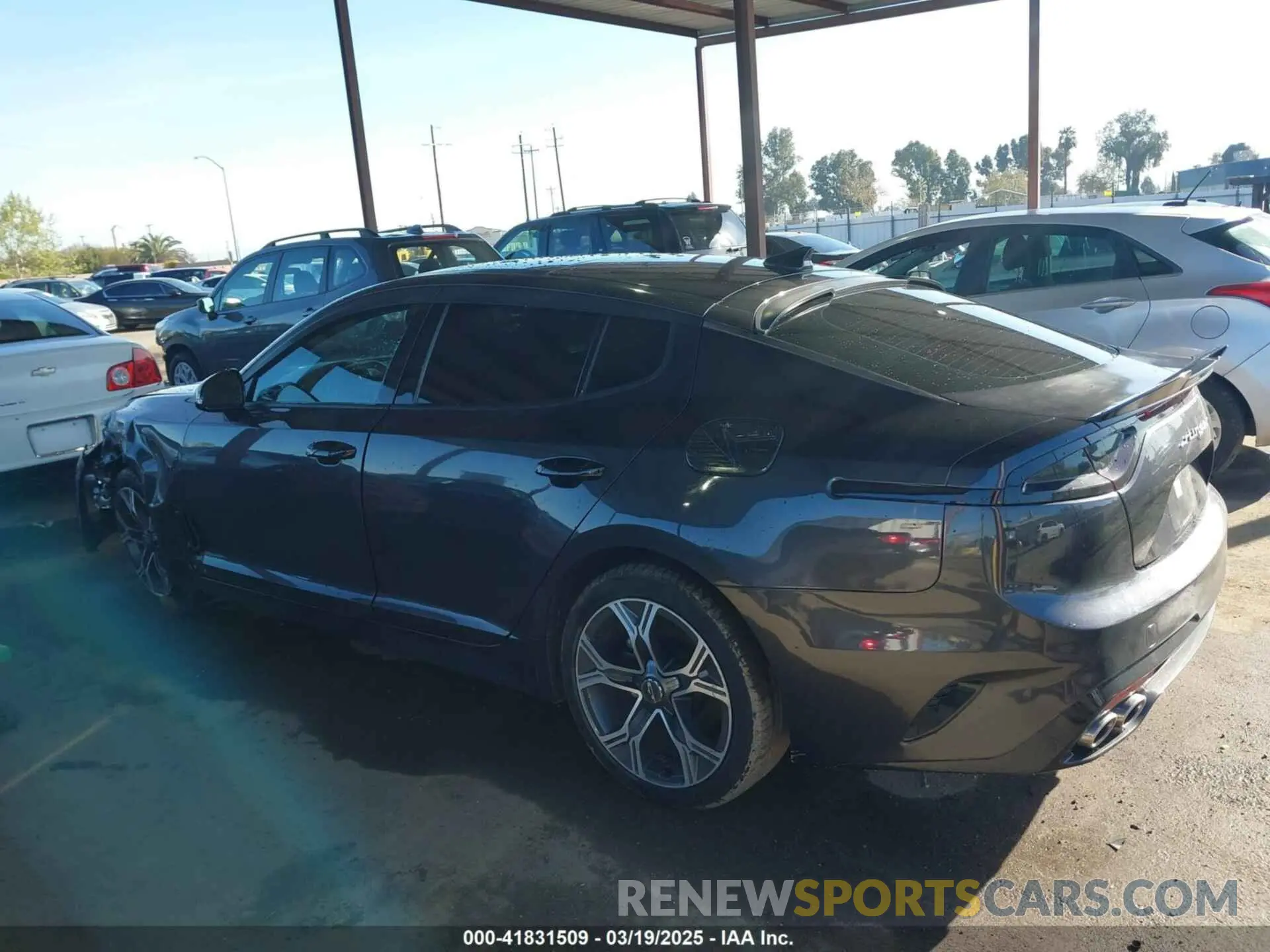 14 Photograph of a damaged car KNAE15LA7L6074843 KIA STINGER 2020