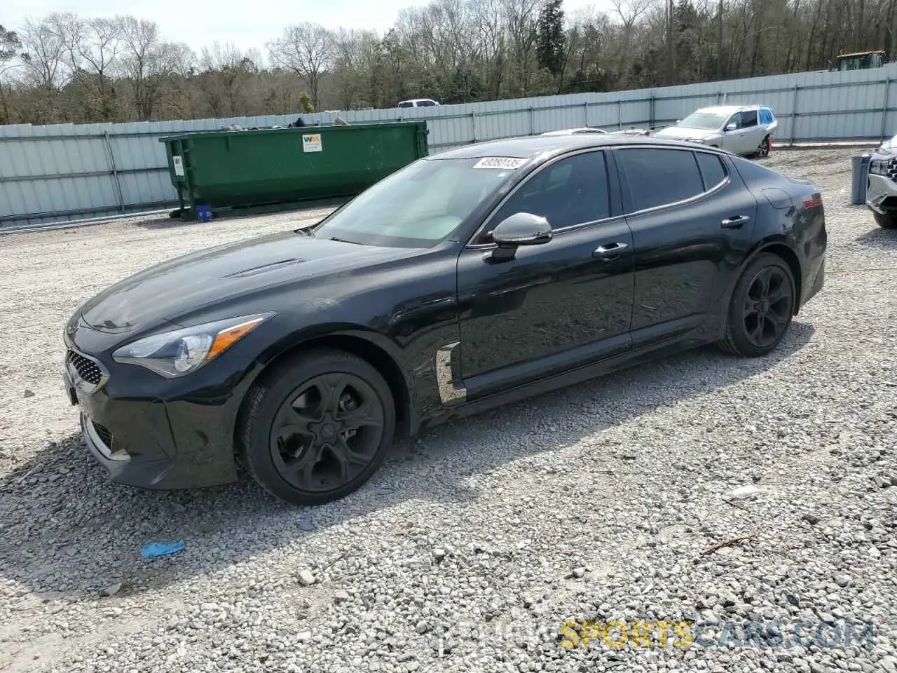 1 Photograph of a damaged car KNAE15LA9L6072317 KIA STINGER 2020