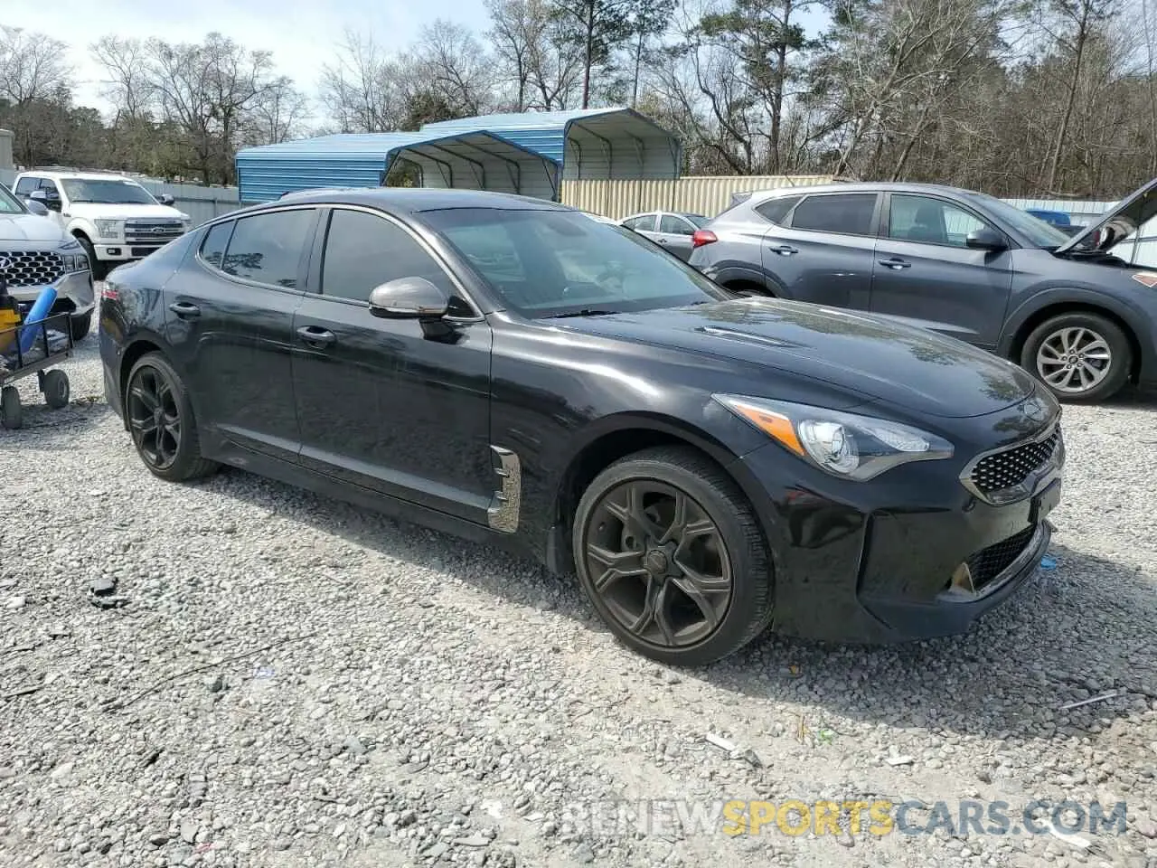 4 Photograph of a damaged car KNAE15LA9L6072317 KIA STINGER 2020